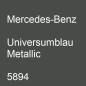 Preview: Mercedes-Benz, Universumblau Metallic, 5894.